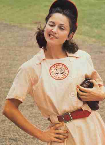Professional baseball pitcher Mary Pratt, of the Rockford 