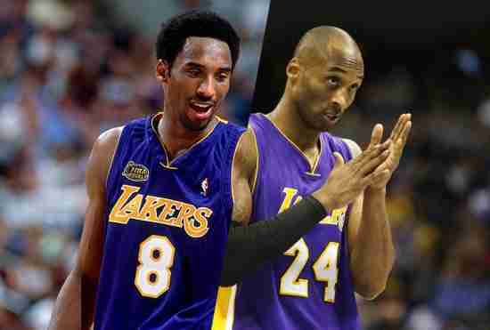 The Los Angeles Lakers retire both numbers of Kobe Bryant