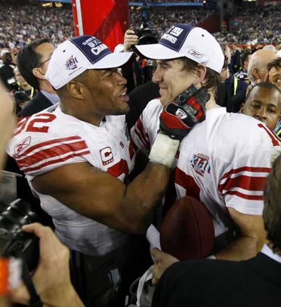 The Giants will retire Eli Manning and Michael Strahan&#039;s number
