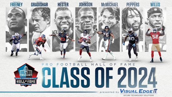 The Pro Football Hall of Fame names the Class of 2024