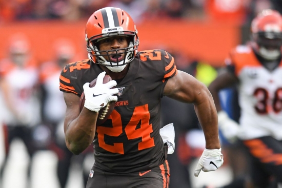 #91 Overall, Nick Chubb: Cleveland Browns, #6 Running Back