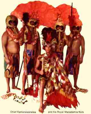 Chief Kawanawanalea and his Royal Macedamia Nuts