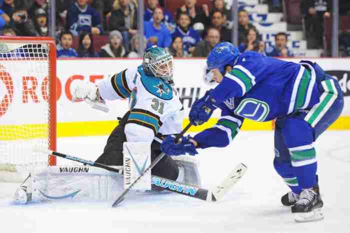 canucks vs sharks