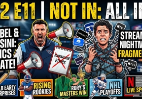 Vrabel &amp; Russini Fallout, Sports Streaming Chaos &amp; Rory’s Masters Win