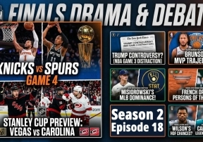 Knicks vs. Spurs NBA Finals, Trump at Game 3, Russell Wilson's HOF Case