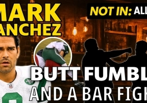 S1E23 -- Mark Sanchez, Butt Fumble, and a Bar Fight