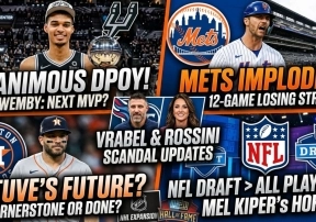 Wembanyama's Historic DPOY, Mets Meltdown, Vrabel Scandal Update &amp; NFL Draft