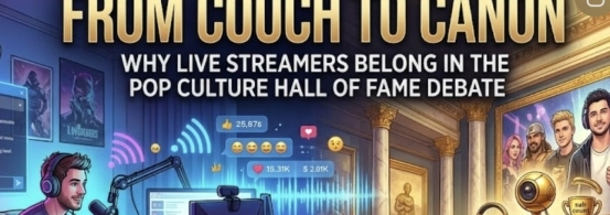 From Couch to Canon: Why Live Streamers Belong in the Pop Culture Hall of Fame Debate
