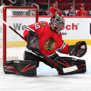 Goaltender Corey Crawford, who backstopped Chicago to two Stanley Cups,  retires