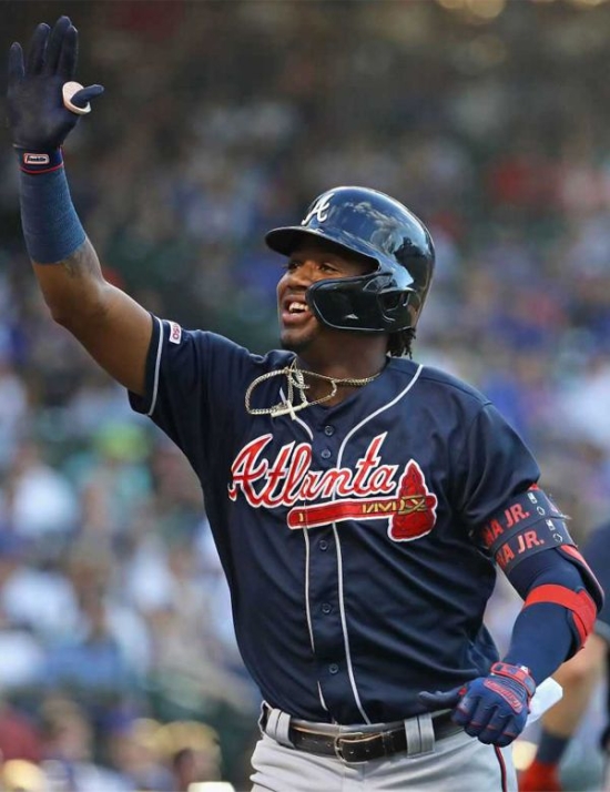 Ronald Acuna wins the 2023 Notinhalloffame MLB Cup