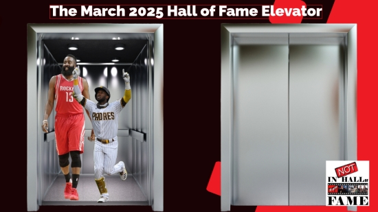 The Hall of Fame Elevator -- March 2025
