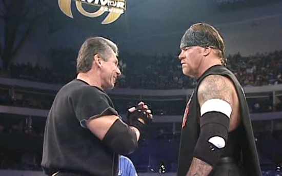 Vince McMahon will induct the Undertaker to the WWE HOF