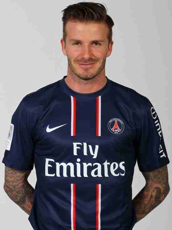 David Beckham to the Paris Saint Germain HOF