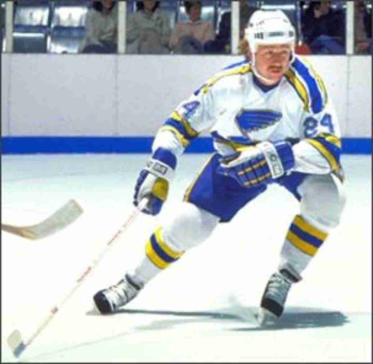 Bernie Federko 1989 St. Louis Blues Vintage Throwback NHL Hockey