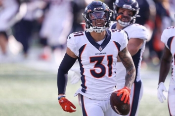 #77 Overall, Justin Simmons, Atlanta Falcons, Free Safety, #5 Safety