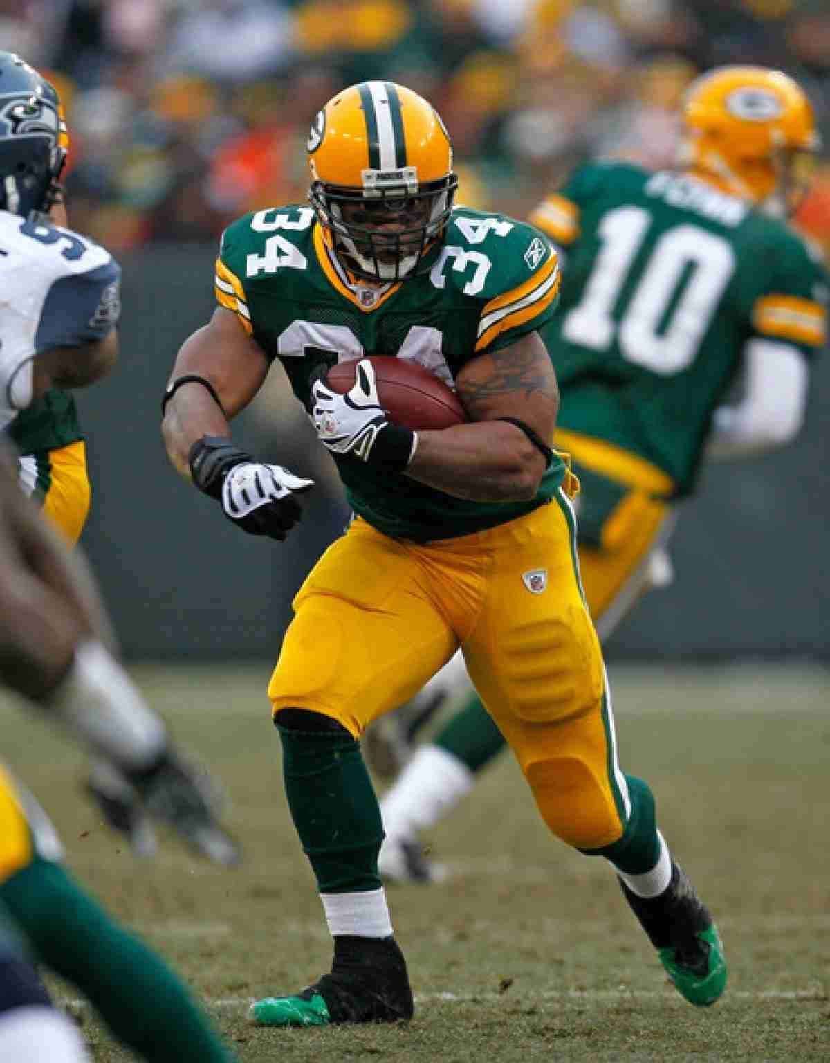 Not in Hall of Fame 21. Ahman Green
