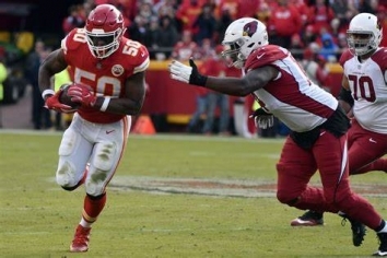 #45 Overall, Justin Houston, Free Agent Linebacker #9 Defensive Lineman/Linebacker: Pass Rusher