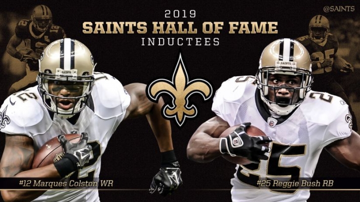 Reggie Bush & Marques Colston to the New Orleans Saints HOF