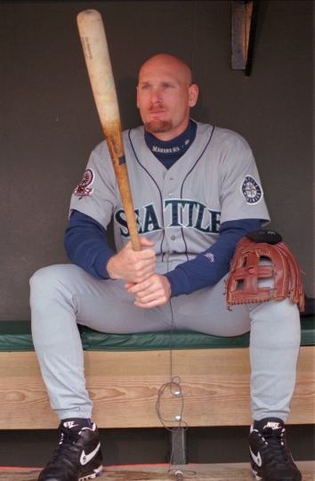 X 上的Eric O'Flaherty：「While we're at it , Jay Buhner w my fav batting stance  ever  / X