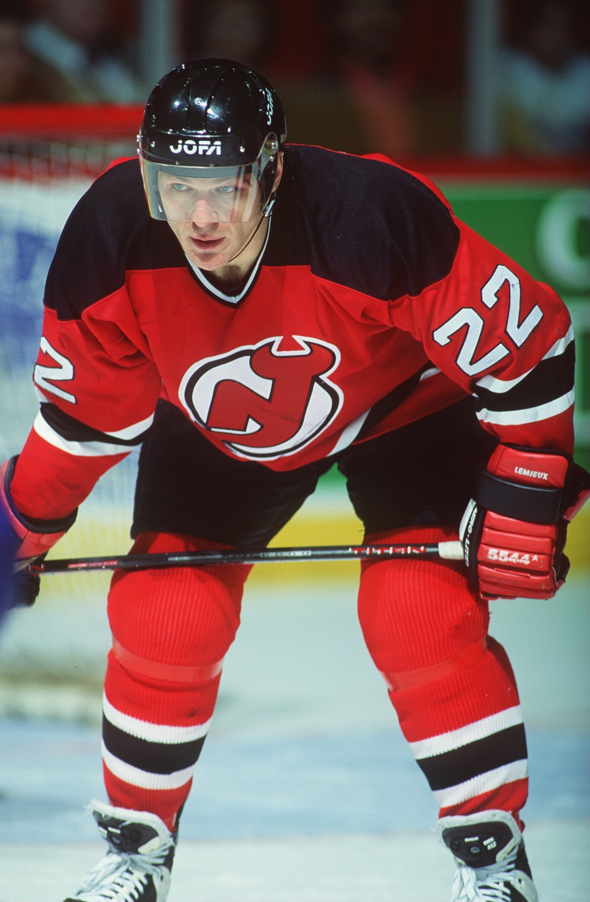 CLAUDE LEMIEUX New Jersey Devils 1991 CCM Vintage Throwback NHL Hockey  Jersey - Custom Throwback Jerseys
