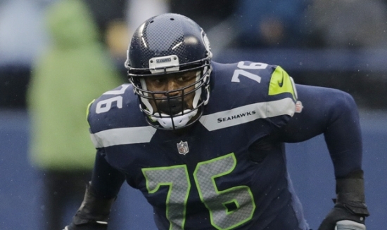 #51 Overall, Duane Brown, Seattle Seahawks, Offensive Tackle, #9 Offensive Lineman