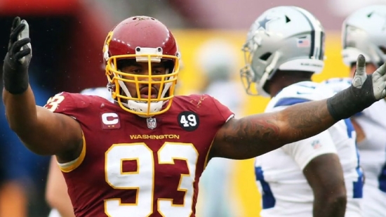 #135 Overall, Jonathan Allen, Washington Commanders Defensive End, #12 Defensive Lineman/Linebackers: Interior Lineman