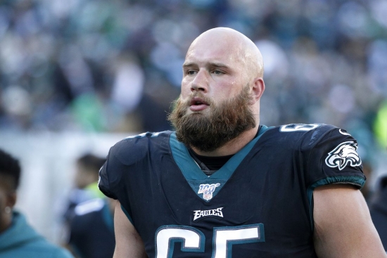 #56 Overall, Lane Johnson, Philadelphia Eagles, Right Tackle, #9 Offensive Lineman