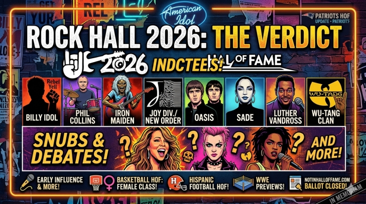 Rock Hall 2026 Class Revealed + Basketball Hall Drama