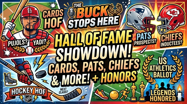 Pujols vs. Yadi? Hockey HOF Predictions &amp; USA Hall of Fame Updates