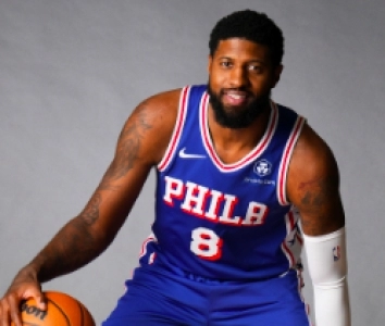 #13. Paul George, Philadelphia 76ers #4 Small Forwards