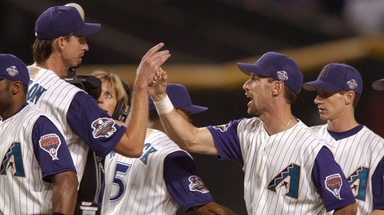 The Arizona Diamondbacks will induct Randy Johnson and Luis Gonzalez into their Hall of Fame