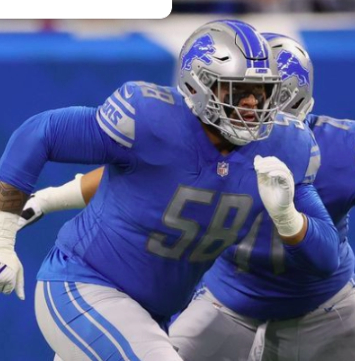 #38 Overall, Penei Sewell, Detroit Lions, Tackle, #4 Offensive Lineman