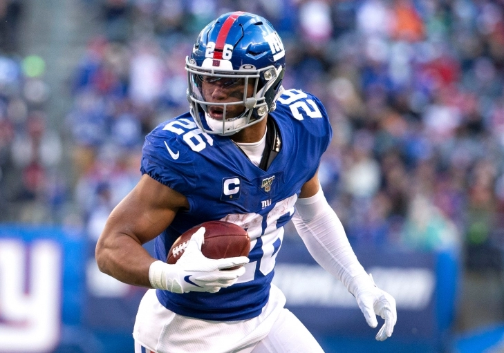 #45 Overall, Saquon Barkley, Philadelphia Eagles, #3 Running Back