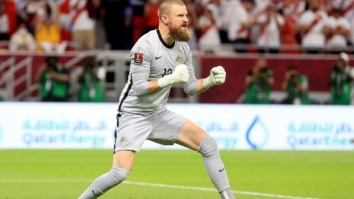 The unlikely hero in a FIFA World Cup playoff