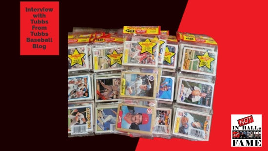 Interview with Tubbs from Tubbs Baseball Blog