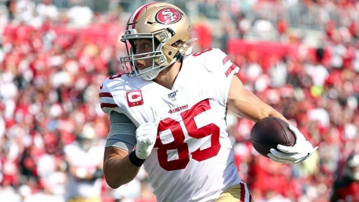 #34 Overall, George Kittle, San Francisco 49ers, #2 Tight End