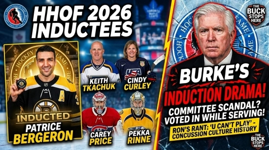 Hockey Hall of Fame SHOCKERS: Brian Burke’s Self-Vote, Surprise Goalies &amp; Tkachuk’s Call!