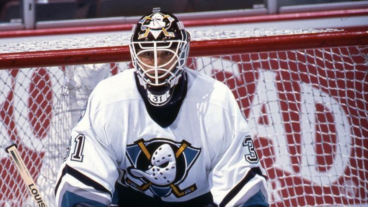 Guy Hebert, the original Mighty Ducks starting goalie 25 years ago