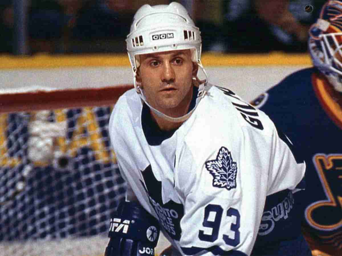 Doug Gilmour 1992 Toronto Maple Leafs Away Throwback NHL Hockey Jersey
