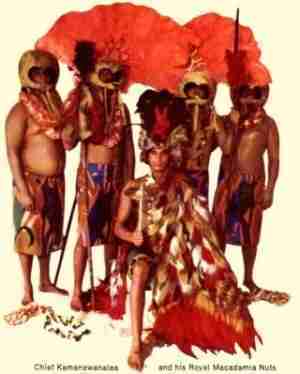 Chief Kawanawanalea and his Royal Macadamia Nuts