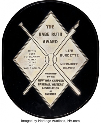 Awards=HOF?  Part Thirty-Three: The Babe Ruth Award