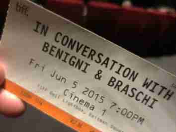 Benigni &amp; Braschi at the Lightbox