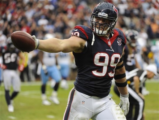 #5 Overall, J.J. Watt: Arizona Cardinals, Defensive End, #2 Defensive Lineman