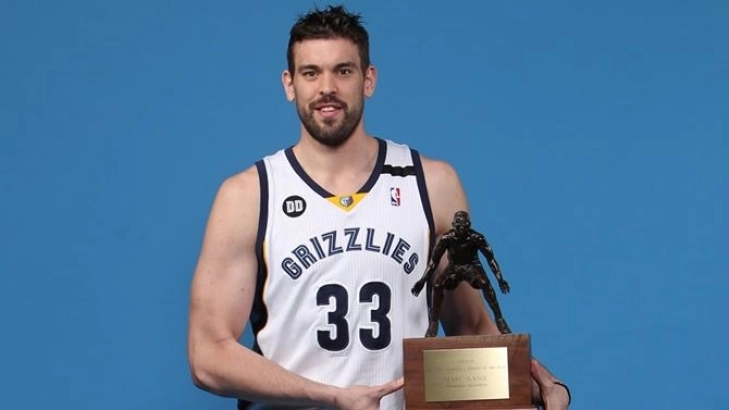 The Memphis Grizzlies will retire Marc Gasol's Number