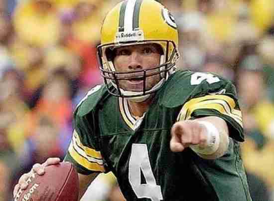 Brett Favre&#039;s number #4 retired tonight.