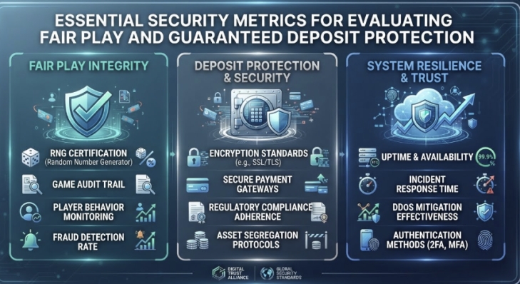 Essential Security Metrics for Evaluating Fair Play and Guaranteed Deposit Protection
