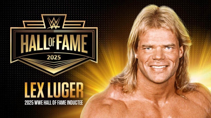 Lex Luger going into the WWE Hall of Fame