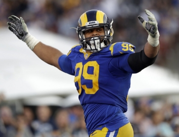 #2 Overall, Aaron Donald: Los Angeles Rams, Defensive End, #1 Defensive Lineman