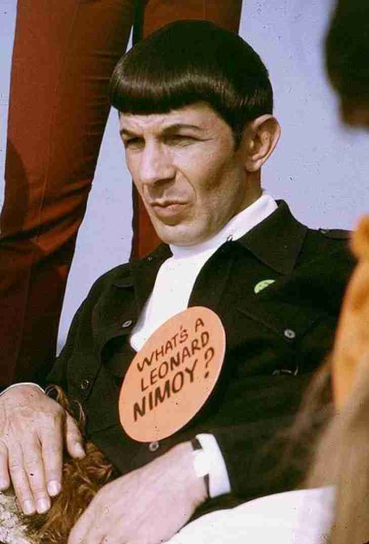 43.  Leonard Nimoy