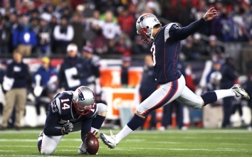 #45 Overall, Stephen Gostkowski: Free Agent, Place Kicker, #3 Special Teams